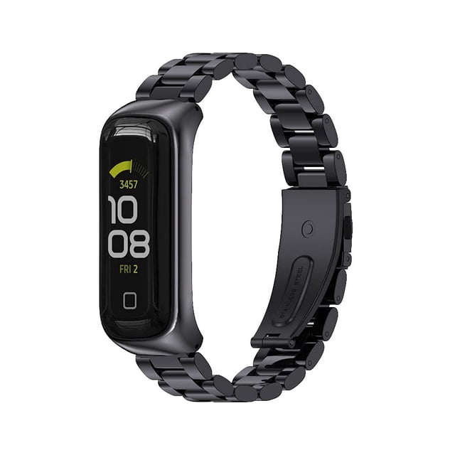 Correa metálica de repuesto para Samsung Galaxy Fit 2 SM-R220 (negra)