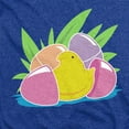 thumbnail image 2 of Hatching Plastic Easter Egg Unisex Adult Heather T Shirt, Royal Heather, Medium, 2 of 3