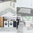 thumbnail image 5 of Gray Christmas House and Tree Pattern Kitchen Rugs Sets Of 2,Anti Fatigue Kitchen Mat Rugs Non Slip Washable,Decorative Kitchen Floor Mats for Kitchen,Sink,Laundry,17"x30"+17"x47", 5 of 7