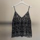 thumbnail image 4 of Tops de Verano de las Mujeres con Lentejuelas con Cuentas de Cuello en V, Blusa Glamorosa para el Uso de la Fecha de la Fiesta, 4 of 8