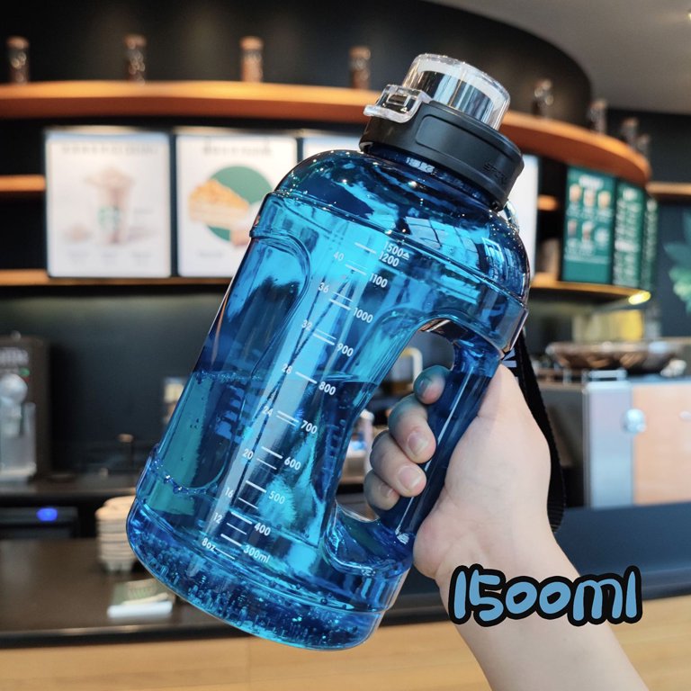 600/800ml plastic sport water bottle large