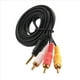 thumbnail image 2 of 2X 4.9Ft 3.5mm Enchufe A 3 RCA Adaptador Masculino AV Cable de Extension para TV VCD DVD, 2 of 5