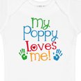 thumbnail image 4 of Inktastic My Poppy Loves Me Boys or Girls Baby Bodysuit, 4 of 5