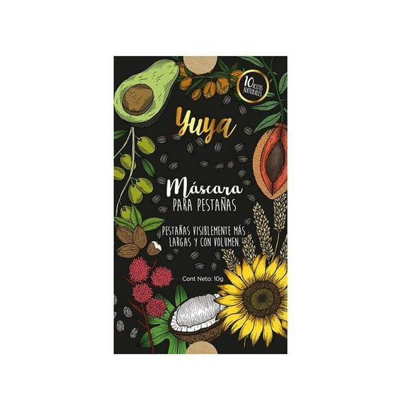Máscara para pestañas Yuya 10 aceites esenciales 10 g