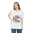 thumbnail image 6 of Wildflower Print Unisex Short Sleeve T Shirt Virginia Spring Beauty, 6 of 12