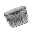 thumbnail image 1 of Scalp Applicator Comb Rolling Ball Reusable for Essential Oil Essential Oil Hair Oil Black, 1 of 9