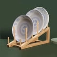 thumbnail image 4 of Tabla de cortar de madera maciza de bambú para cocina, estante de almacenamiento para exhibición de cuencos, estante para platos, estante para escurrir cuencos y platos para el hogar, 4 of 5