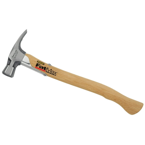 Stanley Fat Max 51403 22 Oz Rip Claw Framing Hammer With Hickory Axe