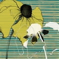 thumbnail image 2 of Goldberger, Jennifer 20x20 Black Ornate Wood Framed with Double Matting Museum Art Print Titled - Layered Poppies I, 2 of 4