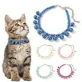 thumbnail image 2 of Pet Pearl Necklace Jewelry with Pendant Pet Dress up Collar Shiny Jewelry Suitable for Small and Medium-Sized Cats and Dogs, 2 of 8