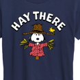 thumbnail image 3 of Peanuts - Snoopy Scarecrow Hay There - Women's Short Sleeve Graphic T-Shirt, 3 of 6