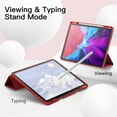 thumbnail image 6 of JETech Case for iPad Pro 12.9-Inch (2020/2018 Model, 4th/3rd Generation) with Pencil Holder, Support 2nd Pencil Charging, Slim Tablet Cover with Soft TPU Back, Auto Wake/Sleep (Red), 6 of 8