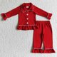 thumbnail image 1 of Conjunto de pijama de manga larga con botones para niños, ropa de dormir de Papá Noel, pantalones con estampado de vaca, ropa infantil, venta al por mayor, 1 of 2