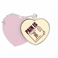 thumbnail image 1 of EsES herida en botella de combustible Bolsa de viaje Mirror maquillaje corazón rosa, 1 of 4