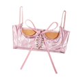 thumbnail image 1 of traje de cuero de PU ancho elástico atado cinturón ancho moldeador de cuerpo debajo del busto 72cm Yuyangstore cinturón corsé, 1 of 8