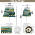 thumbnail image 2 of Table Lamp Small 5.9x10.8 Inches Table Lamps Night Light Tools & Home Improvement Bedroom Lamp Guest Room Lamp Study Lamp Office Lamp Cartoon Green Hill, 2 of 7