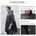 thumbnail image 4 of Lot de 2 Ponchos de Pluie Réutilisables en EVA Transparent pour Adultes Unisexes - Imperméables et Polyvalents pour Tous, 4 of 6