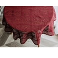 thumbnail image 3 of Vintage Round Crochet Tablecloth Macrame Lace Table Cover for Kitchen Dinning Bedside Tabletop Decoration, 3 of 3
