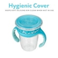 thumbnail image 6 of Luv N Care/NUBY Nuby 360 Edge 2 Stage Drinking Rim Cup with Removable Handles & hygienic Cover: 8 Oz/ 240 Ml, 12M+, Aqua 80661, 6 of 6