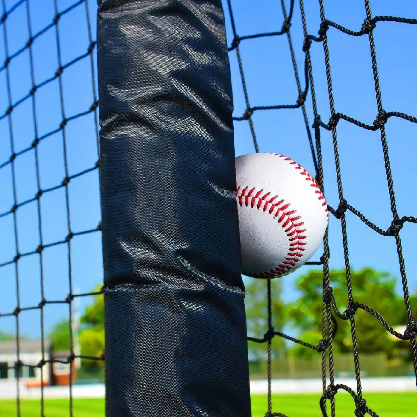 FORTRESS Baseball Batting Cage Nets | Heavy-Duty HDPP Fully Enclosed Baseball & Softball Cage Netting [14 Sizes & 3 Grade Options] – NET ONLY