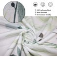 thumbnail image 5 of Floral Shower Curtain, Blue Watercolor Floral with Green Plants Botanical Bathroom Curtains for Bathtub Decor Machine Washable Waterproof Fabric with 12 Hooks, 5 of 6