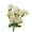 White, variant on Artificial Flowers,Flower Bouquet,Wedding Artificial Flowers: 7 Head Snowflake New Wild Chrysanthemum with Grass Artificial Flowers for Home Decoration