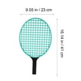 thumbnail image 2 of OUNONA 2Pcs Childrens Racket Green PP Tennis Racket for Kids Outdoor Play Sports Training 16.1x9.1x0.6in, 2 of 4
