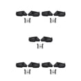 thumbnail image 2 of Transemion Windshield Hand Guard Motorcycle Accessory For Outdoor Enthusiasts ABS Motorcycle Handlebar Protector black 5Set, 2 of 6