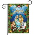 thumbnail image 2 of Briarwood Lane Jesus Is The Reason Christmas Garden Flag, 2 of 4