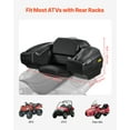 thumbnail image 3 of VEVOR ATV Rear Storage Box Lounger 95L Waterproof ATV Cargo Box with Seat & Backrest, 3 of 9