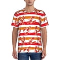 thumbnail image 4 of Haiem Hip Hop Hipster Baseball Jersey Button Down Shirts Sports Uniforms Men Women Jersey(Red Lobster,Small), 4 of 9