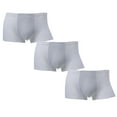 thumbnail image 2 of B91xZ Boxers pour Hommes en Coton Extensible Évacuant L'Humidité avec Poche, Blanc G, 2 of 5