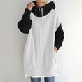 thumbnail image 2 of Monday Clearance ! Juebong Women's Solid Color Hoodie Zipper Long Sleeve Sweatshirts Long Coat Tops With Pockets, 2 of 5