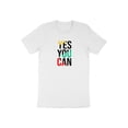 thumbnail image 4 of Yes You Can Motivational Incentive Encouraging Slogan Quote T-Shirt Motivational Incentive Slogan Quote Presents Gift Men Women Kids Tshirt, 4 of 10