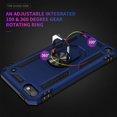 thumbnail image 4 of LAICAIW iPod Touch 7 Case, iPod Touch 6 Case, Hybrid Rugged Shockproof Cover with Built-in Kickstand for Apple iPod Touch 7th/6th/5th Generation (Blue), 4 of 7