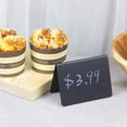 thumbnail image 4 of Kripyery 10Pcs A-shaped Mini Blackboard with Liquid Pen Wiping Rounded Edge Double Sided Price Tags Bakery Supplies, 4 of 8