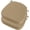 Antique Beige, variant on Outdoor Chair Cushions Set of 2, 19" x 19" x 3" Thick D-Shaped Patio Furniture Outdoor Seat Cushions Waterproof with Ties, Dining Pads Black,19 x 19 x 3 Inch,2