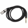 thumbnail image 2 of GLFILL 35mm 1/4 Inch TRS To XLR Male Balanced Signal Interconnect Cable 1/4 Inch To XLR Audio Stereo Microphone Speaker Cable 2M, 2 of 9