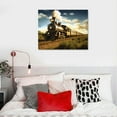 thumbnail image 5 of Nawypu Old Fashioned Steam Engine Train Poster Decorative Painting Canvas Wall Art Living Room Posters Bedroom Painting, 5 of 5