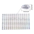 thumbnail image 2 of 16 Sheets QC Pass Stickers Laser Sticker Oval Adhesive Labels for Warehouse Check Tested Pass 168Pcs/Sheet, 2 of 6