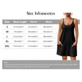 thumbnail image 2 of Womens Plus Size Nightgown Sleeveless Sleepwears Adjustable Strap Lounge Dress with Pockets,  Light pink XL, 2 of 9