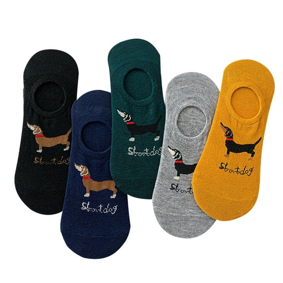 GDREDA Chaussettes 5 Paires pour Usage Quotidien avec Imprimés Colorés à Motifs pour Hommes Femmes et Ados Conçues pour le Confort et la Durabilité A,Taille Unique