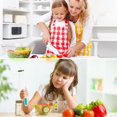 thumbnail image 5 of Juego de 7 cuchillos de cocina de plástico para niños, cuchillos de seguridad de madera para niños, cuchillos de cocina para niños, cuchillos para frutas y verduras con bordes dentados, 5 of 5