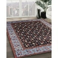 thumbnail image 2 of Ahgly Company Indoor Round Mid-Century Modern Rosy Brown Pink Oriental Area Rugs, 7' Round, 2 of 6
