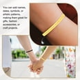 thumbnail image 6 of Uxcell 2 Pcs Bracelet Blanks 5/16" x 6" Stainless Steel Stamping Bangle Blanks, Black, 6 of 6