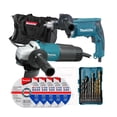 thumbnail image 1 of Combo Makita Rotomartillo 700w 127v + Miniesmeril + Accs., 1 of 12