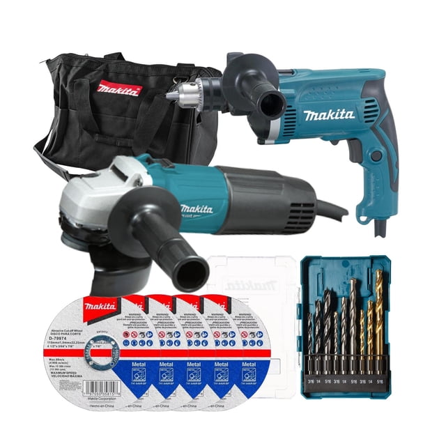 Combo Makita Rotomartillo 700w 127v + Miniesmeril + Accs.