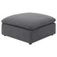 thumbnail image 5 of Hobo Square Ottoman, Charcoal Gray Fabric, Foam Cushions, 40 Inch, 5 of 5