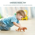 thumbnail image 2 of Funny Leopard Model Decor Educational Animal Model Desktop Leopard Ornament, 2 of 6