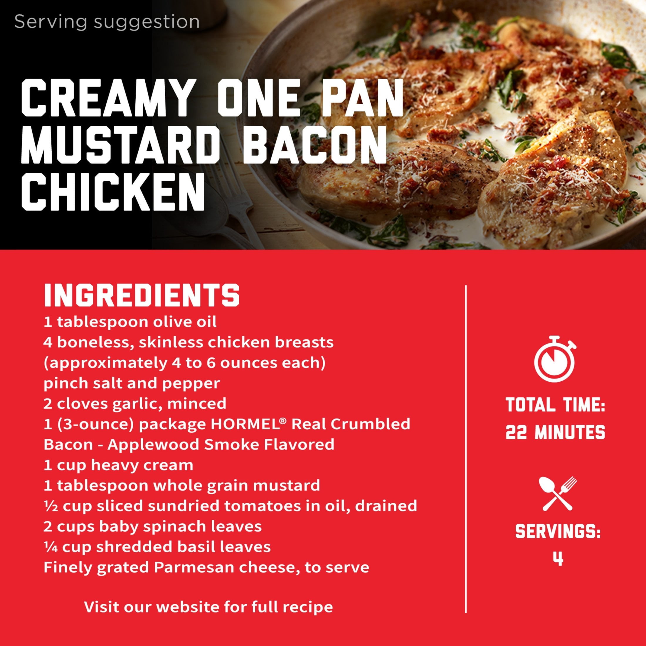 (8 pack) HORMEL Real Crumbled Bacon Topping, Applewood Smoke Flavored, Shelf Stable, 3 oz Plastic Bag